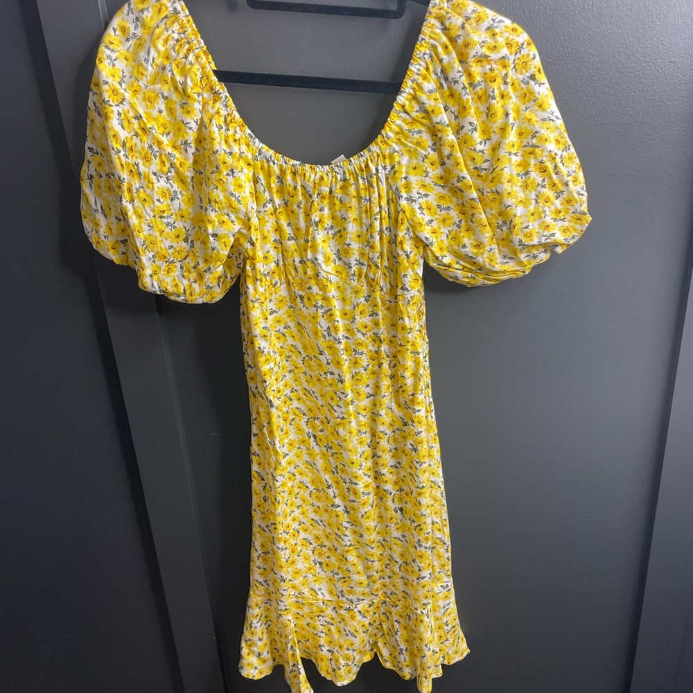 Stellah Sunflower Dress Small Hard To Find